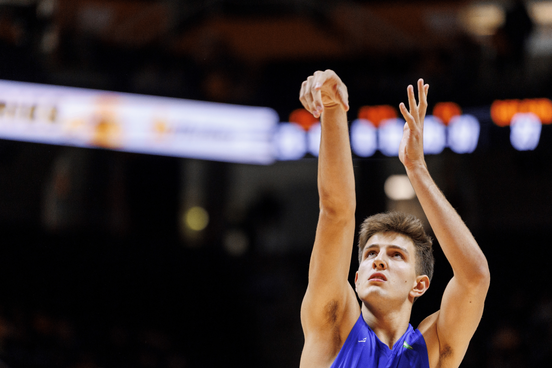 Blaise Vespe shooting form, follow through