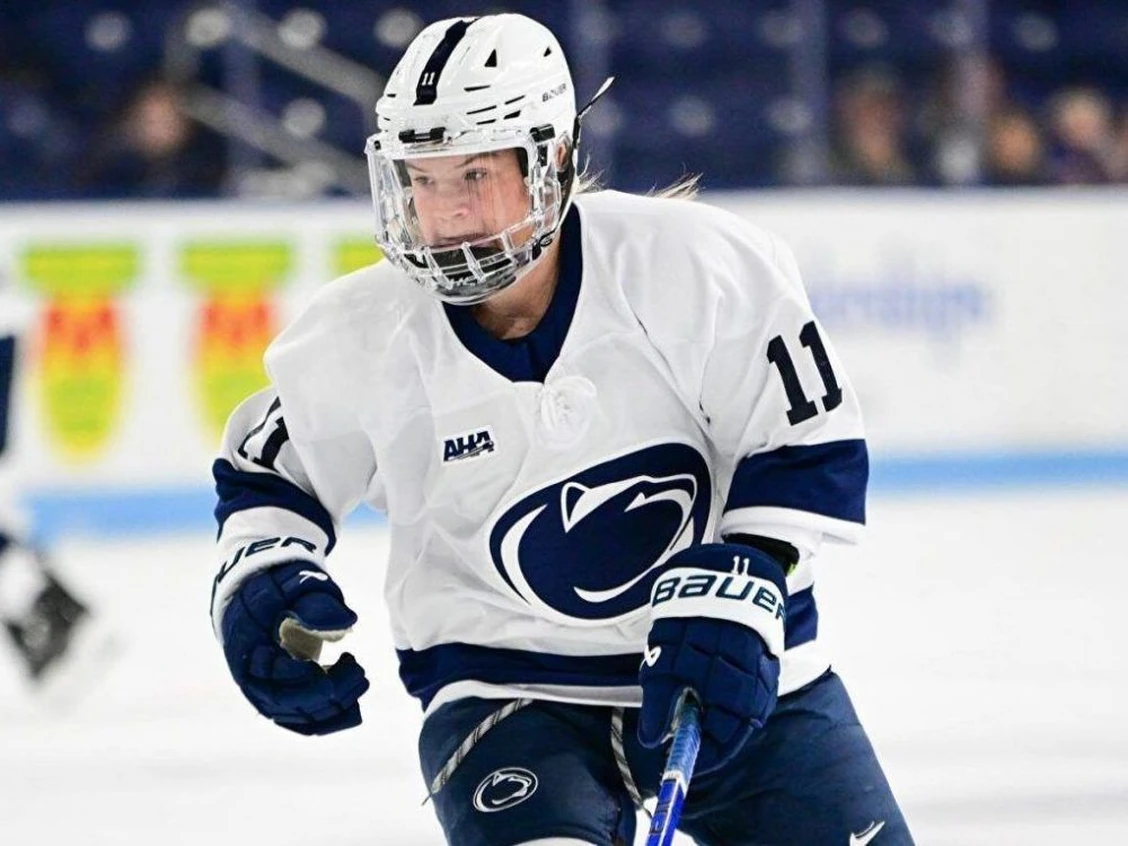 Abby Stonehouse, Penn State action portrait