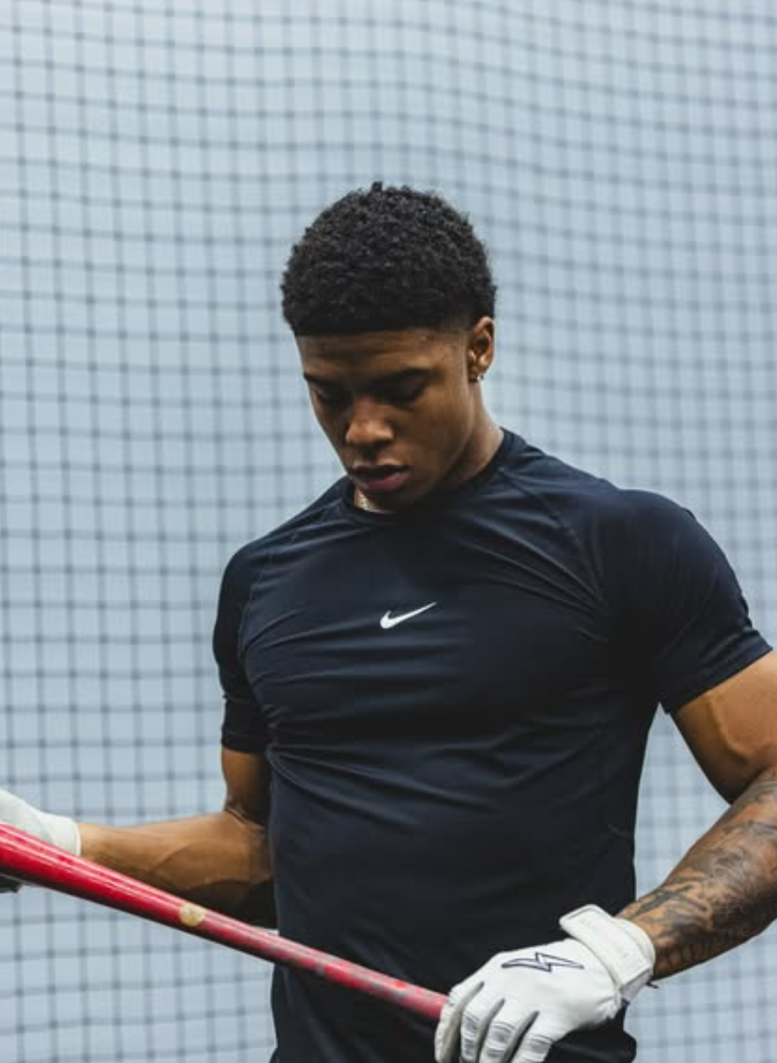 Isaiah Nolan locked in during batting practice