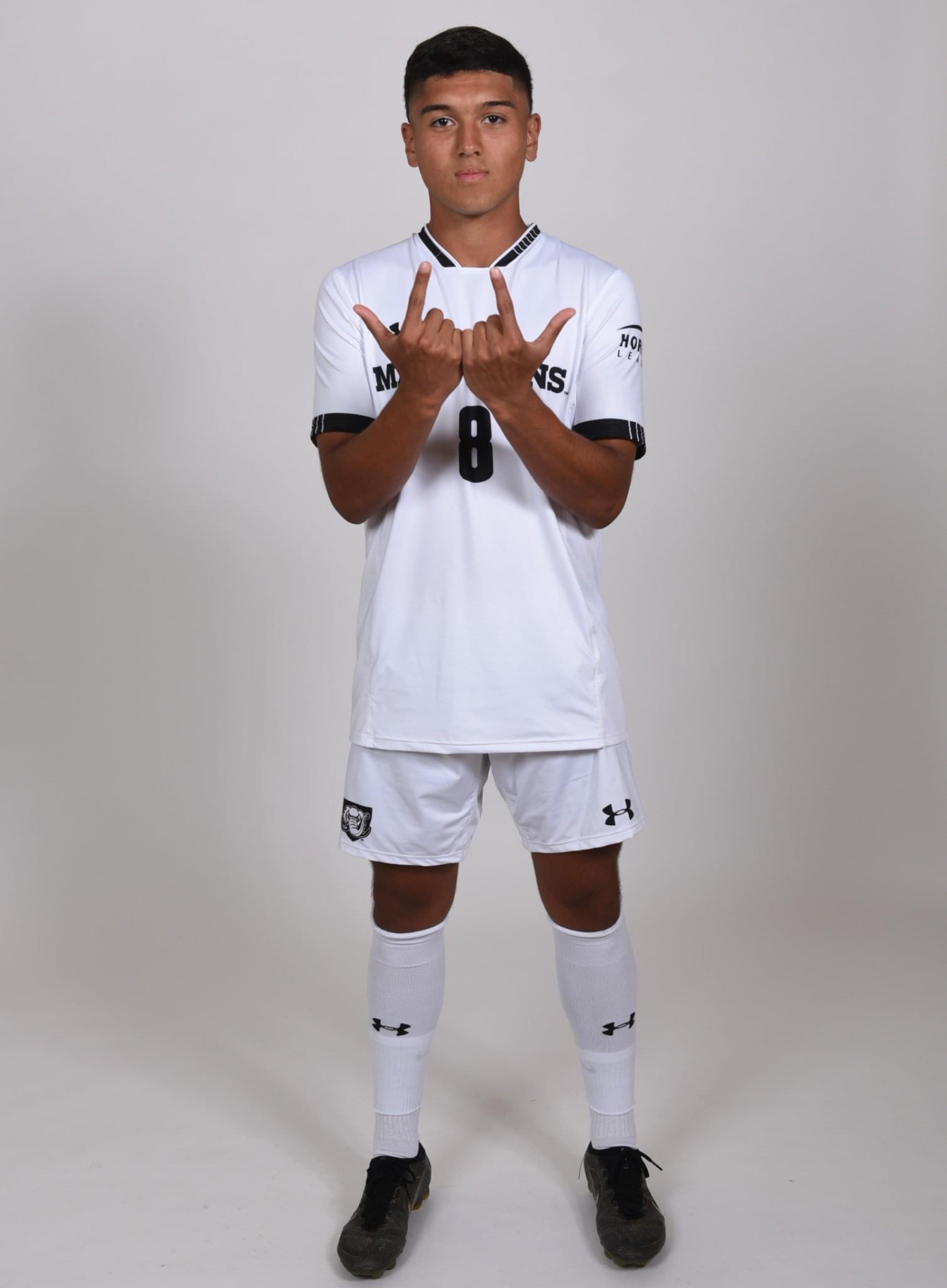 Abraham Arellano studio portrait in Purdue Fort Wayne kit