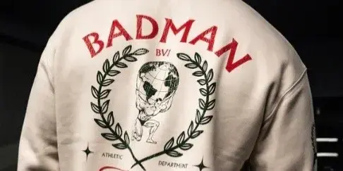 Badman Athletics BVI crest sweatshirt
